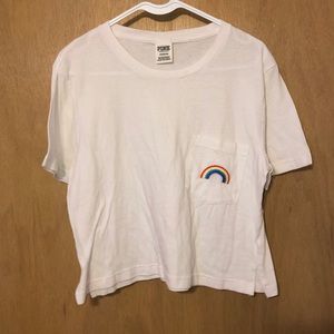 Victoria secret rainbow shirt